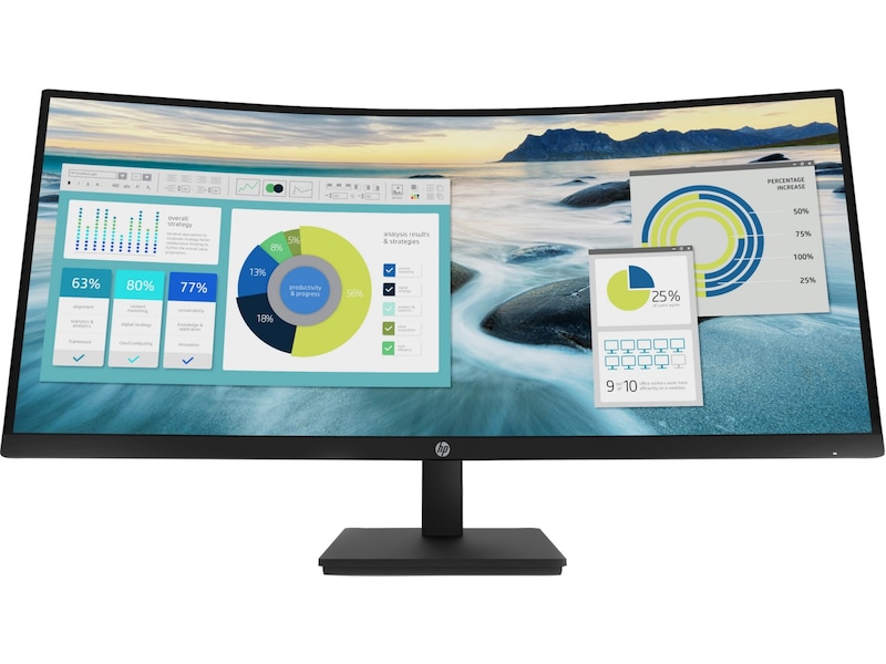 HP P34HC G4 USB-C 34" UWQHD-skärm, bild 5