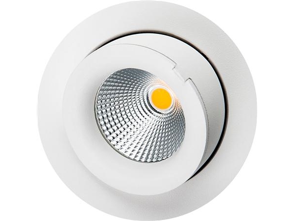 SG ARMATUREN Junistar Exclusive downlight 760 lm 9W 3000K, vit
