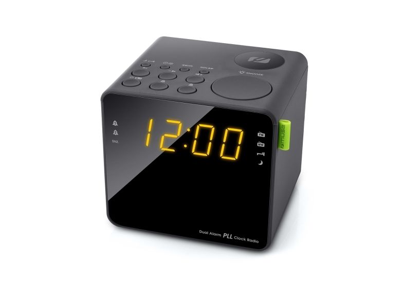 Muse M-187CR, Klockradio, Digital, FM, MW, PLL, LED, 2,29 cm (0.9), Gul