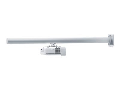 SMS 1200 mm pelare, alu/vit, passande WL Short Throw V, V+ samt motoriserad