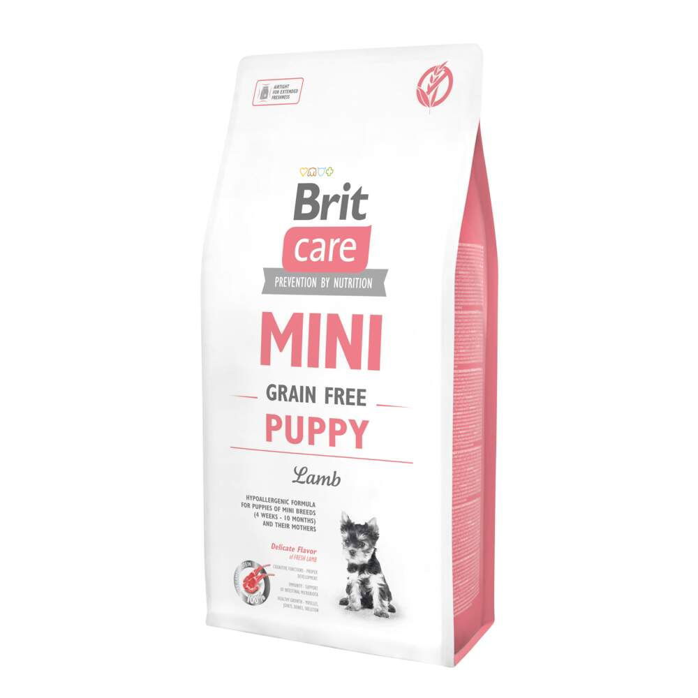 Brit Care Mini Grain Free Puppy Lamb Torrfoder till Valp 7 kg