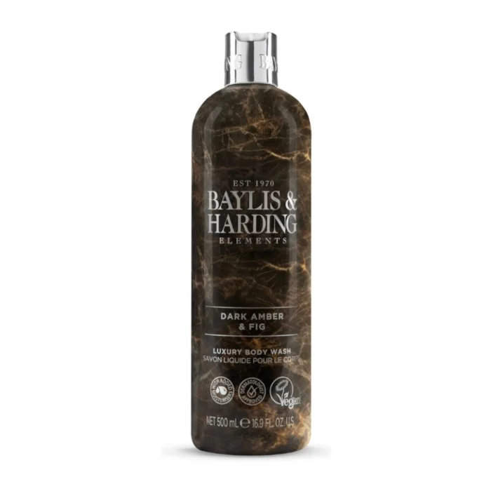 Baylis & Harding Elements Body Wash Dark Amber & Fig 500 ml, bild 2