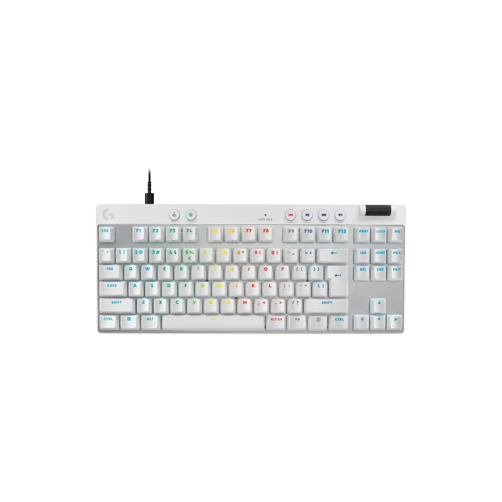 Logitech G - Pro X TKL Rapid Trigger gamingtangentbord (vit)