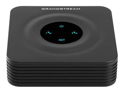 VoIP-telefonadapter Grandstream HT802 v2, LAN och 2xRJ11