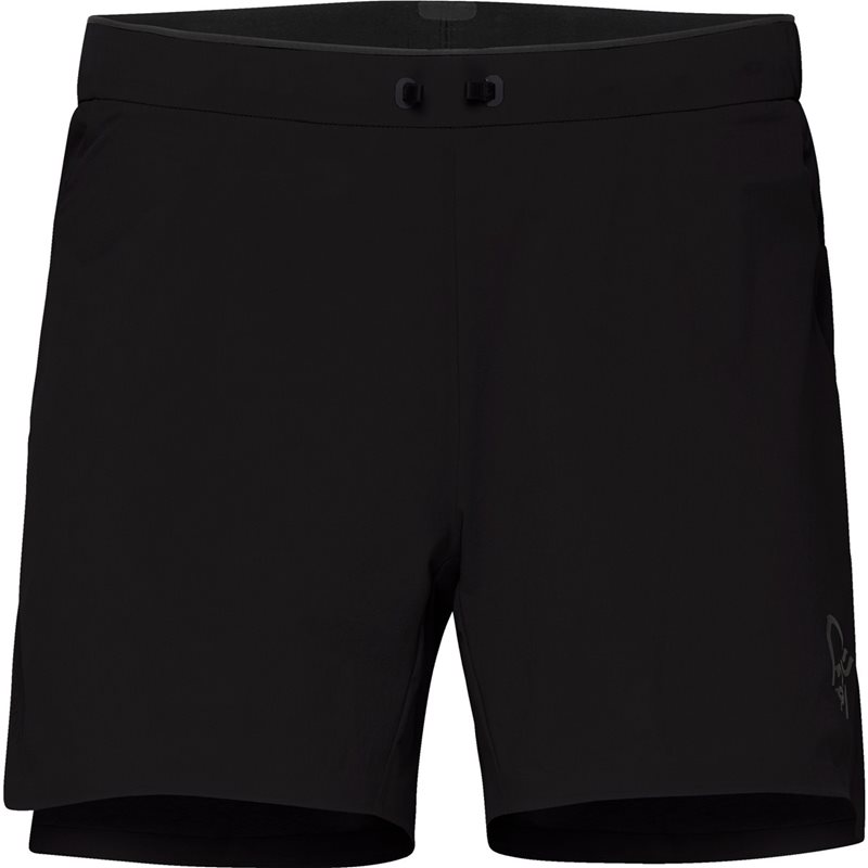 Norrøna Senja Flex1 5'' Shorts M's Caviar Black - XL
