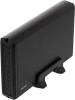 DELTACO HD kabinett 3.5" SATA 6Gb/s till USB 3.0 Aluminium Svart, bild 2