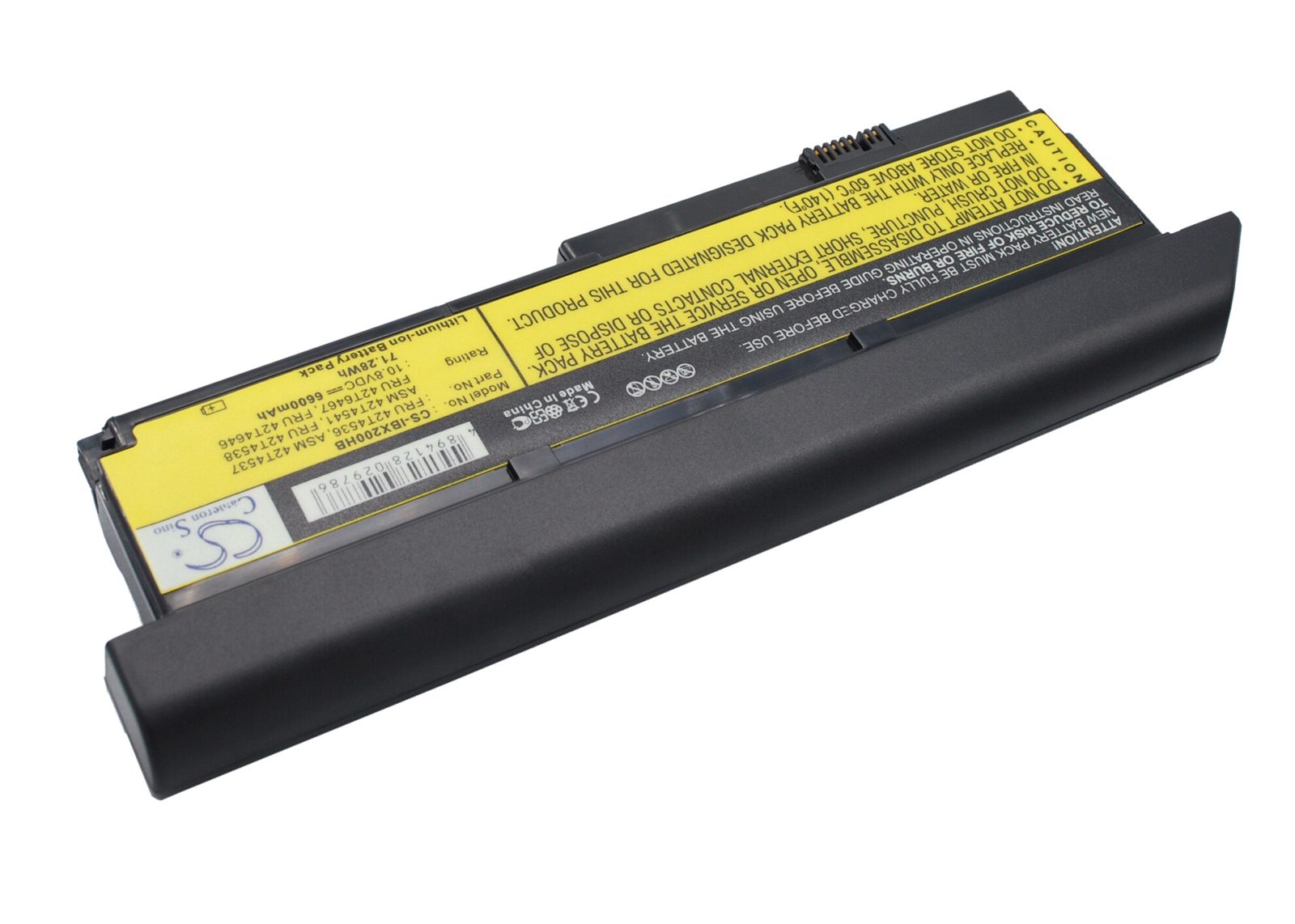 Batteri till Notebook, Bärbar dator för Lenovo ThinkPad X200, ThinkPad X200S m.fl., bild 2