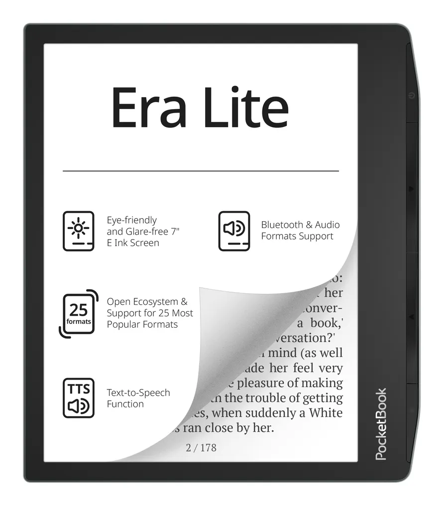 Pocketbook Era Lite 7" eBook-läsare (stengrön)