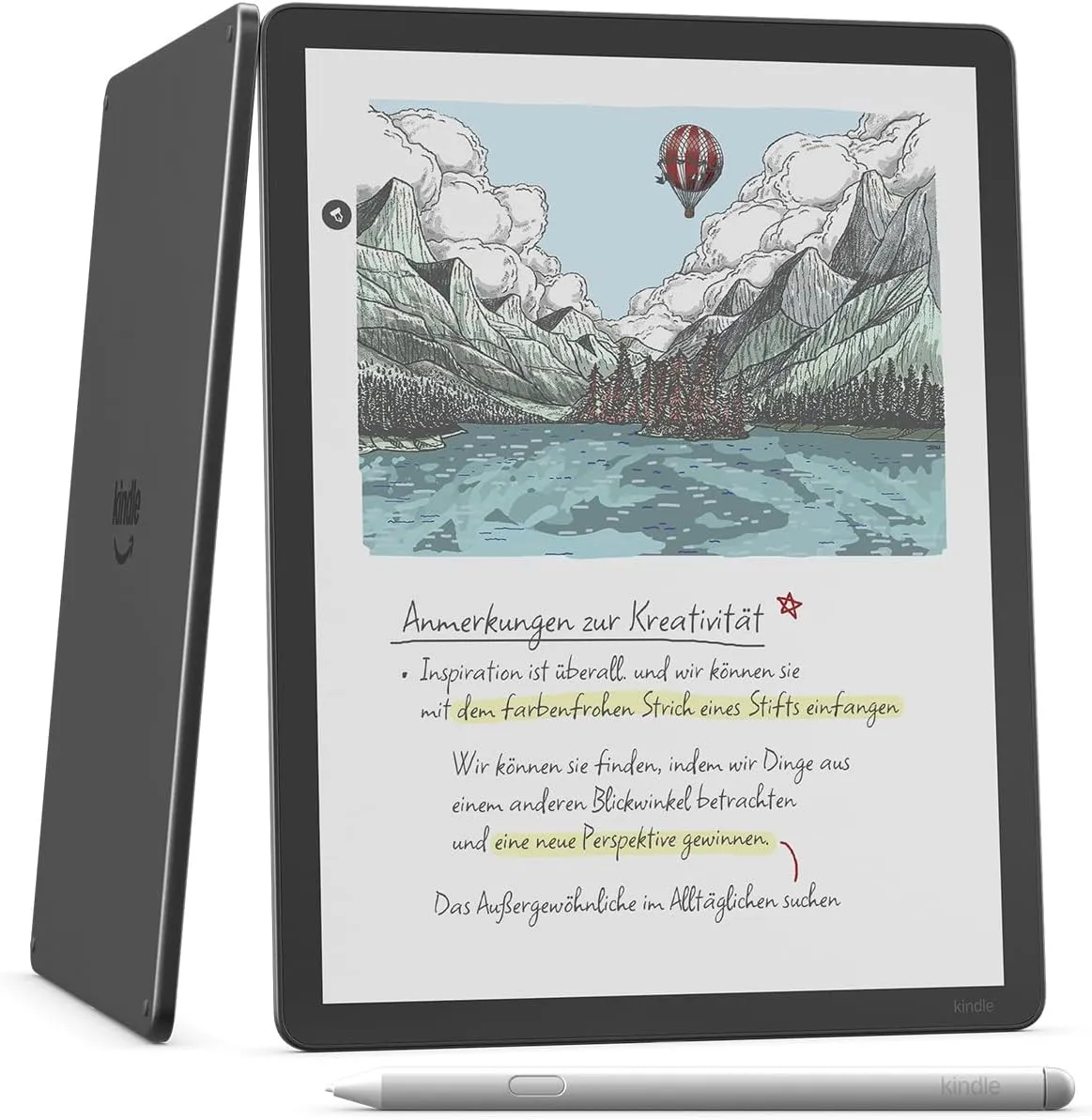 Amazon Kindle Scribe Colorsoft - 1:a generation - eBook-läsare - 64 GB - 11 färg - pekskärm - Wi-Fi, Bluetooth - grafit