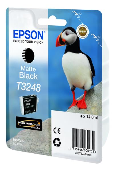 Epson T3248 Mattsvart, 14 ml, 650 sidor, bild 4
