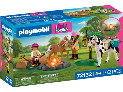 PLAYMOBIL - Horseback Riding Trip with Campfire (72132), bild 2