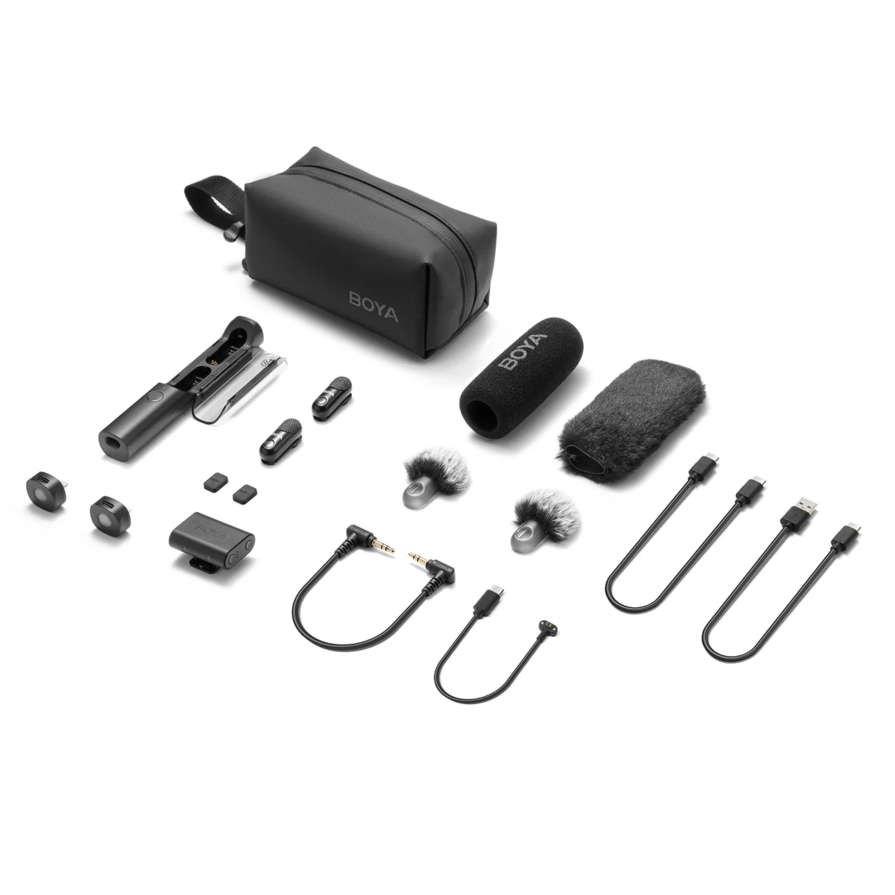 BOYA Transformable Microphone Magic 02, 3,5mm/Lightning/USB-C, bild 2