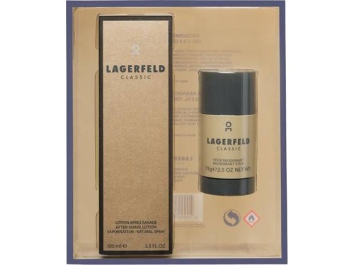 Karl Lagerfeld Classic Gift Set After Shave 100 ml, Deodorant Stick 75 g, bild 2
