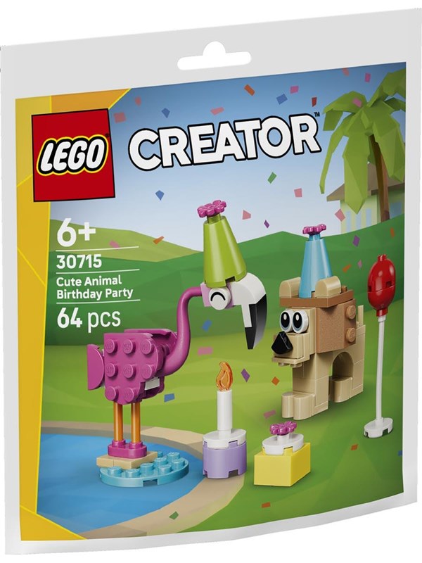 LEGO Creator Födelsedagskalas med söta djur 30715, bild 2