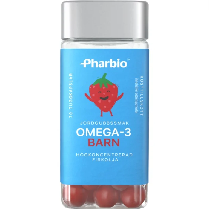 Pharbio Omega 3 Barn, 70 st