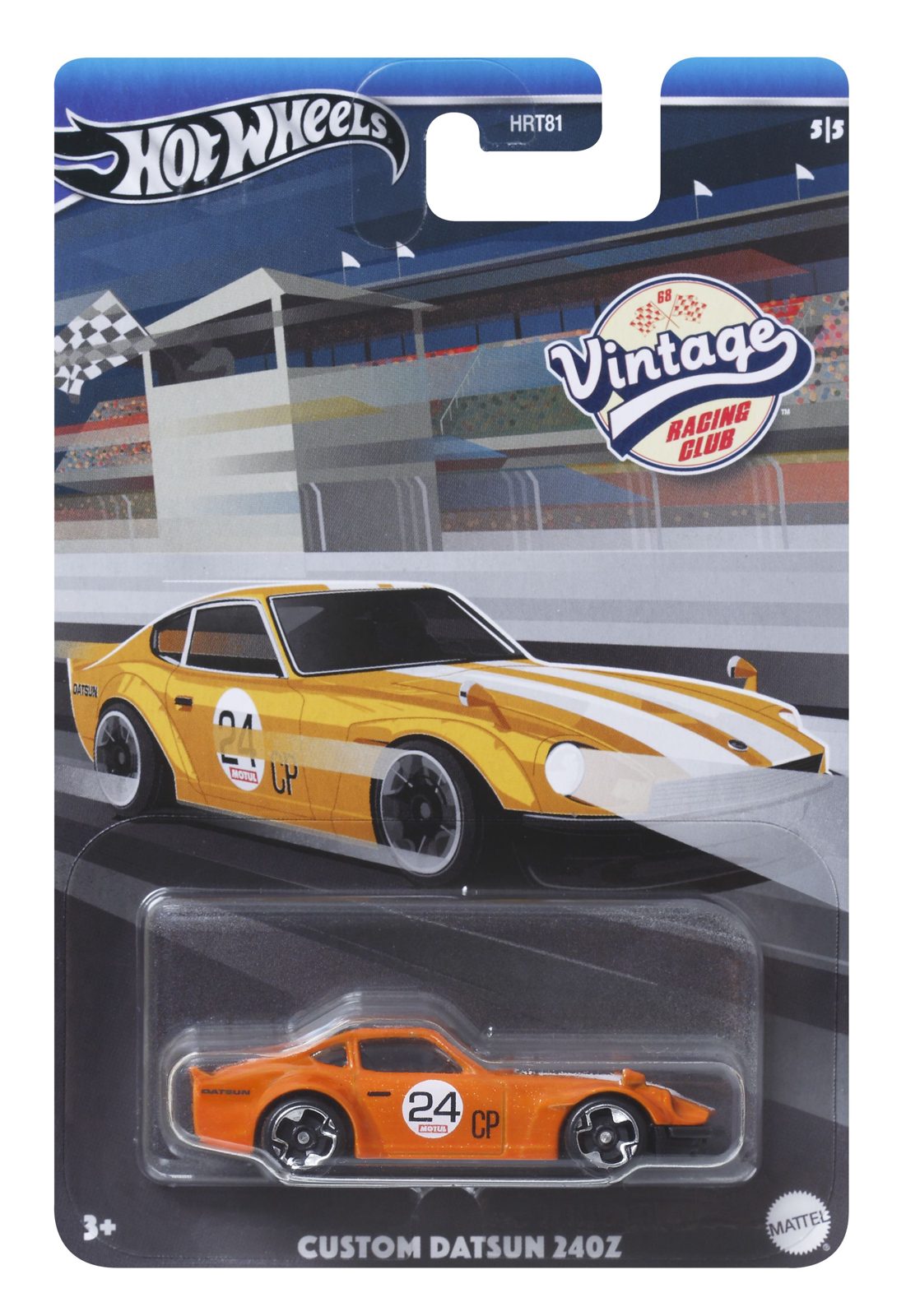 Hot Wheels HRV10, Racerbil, 3 År, Metall, Orange, Vit