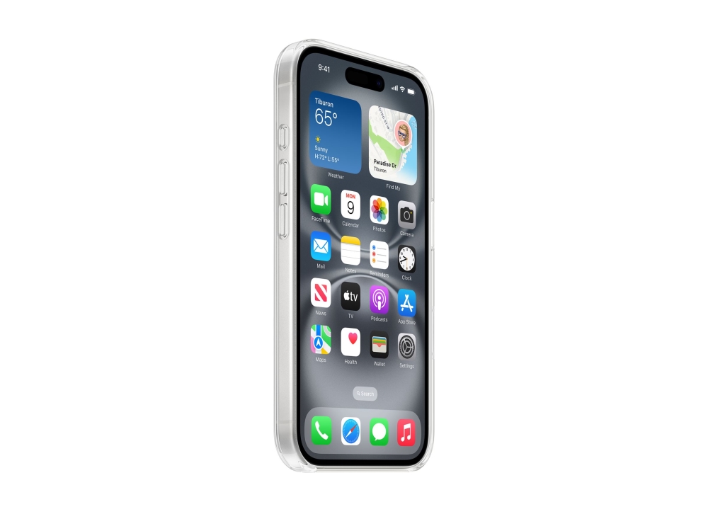 Apple iPhone 16, transparent skal Magsafe, bild 2