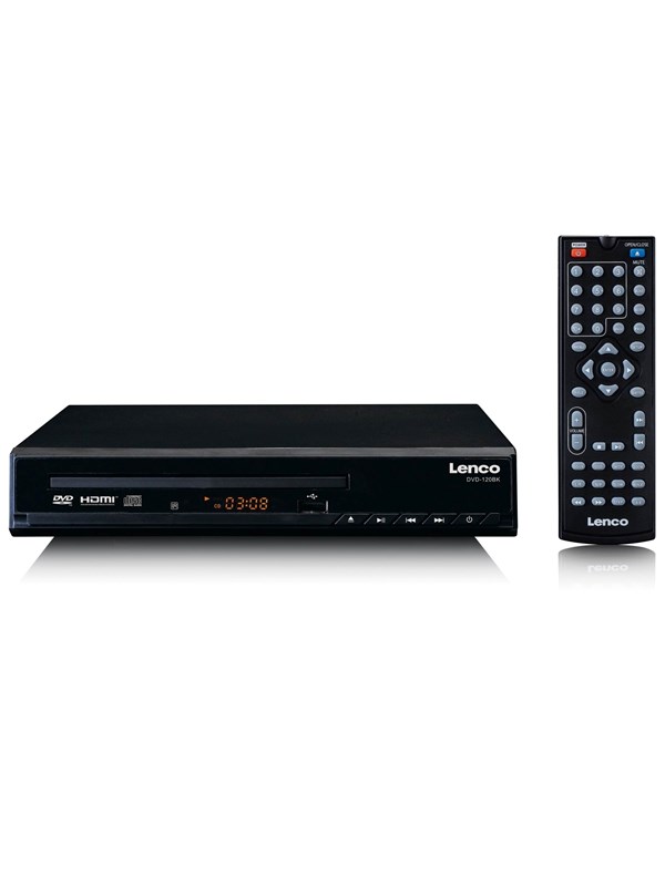 Lenco DVD-120 - DVD-spelare - svart