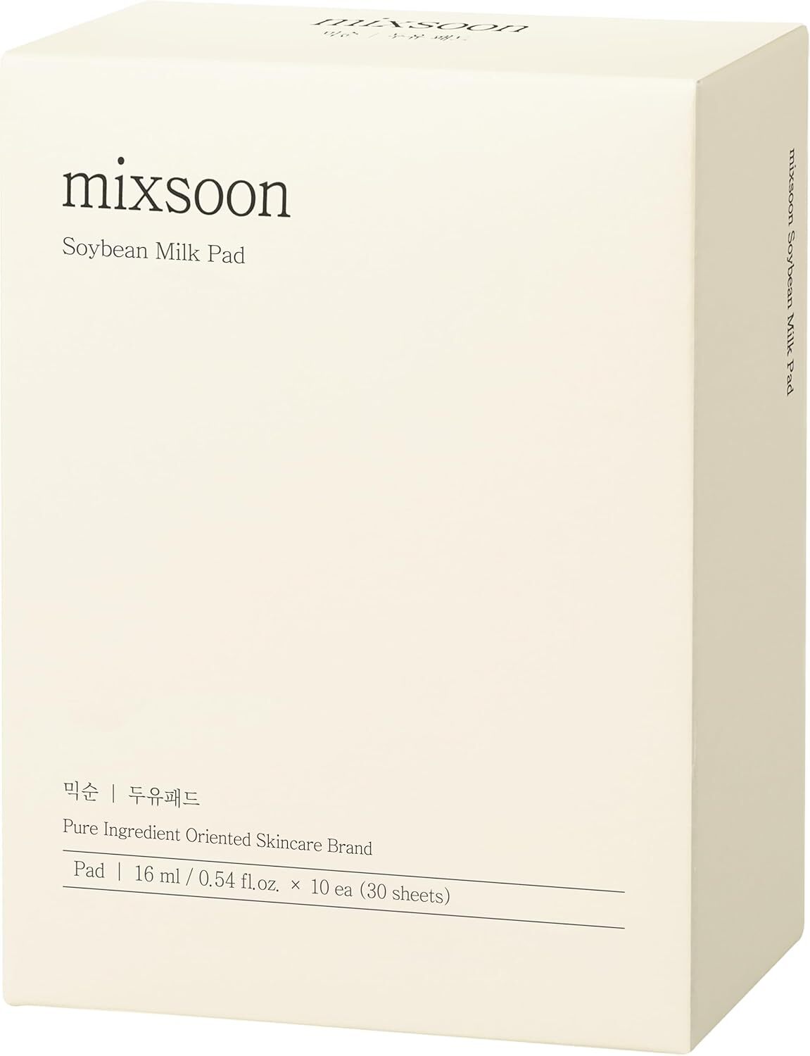 Mixsoon Soybean Milk Pad Toner Pad 30 pcs