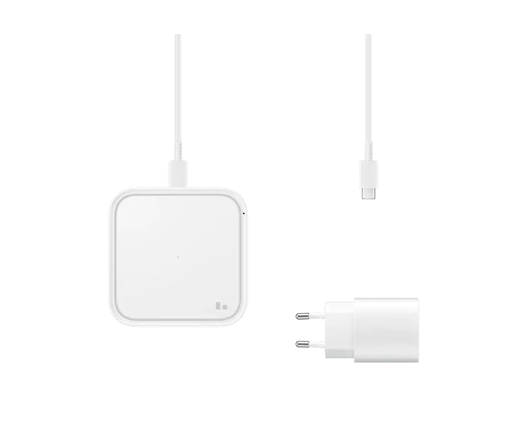 Samsung Wireless Quick Charger Pad med Strömadapter, 15W - Vit, bild 2