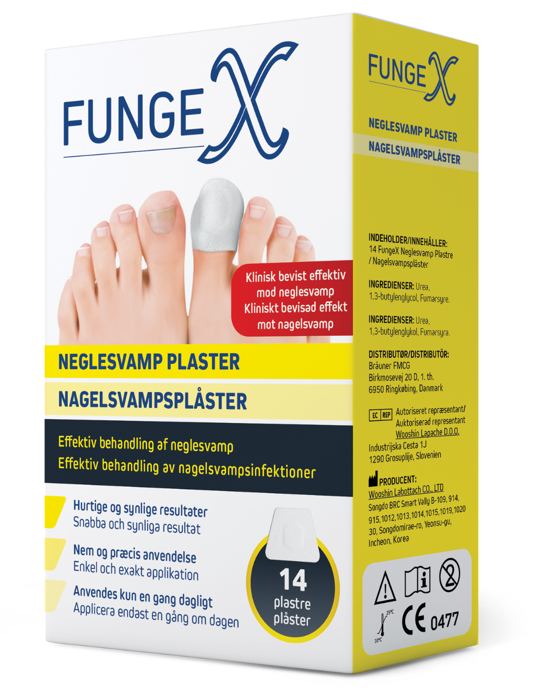 FungeX Nagelsvampsplåster 14 st