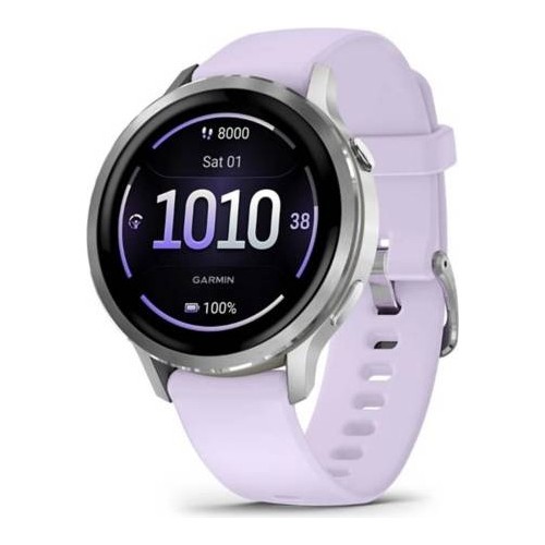 Garmin Venu 4 41 mm smartwatch, silver/blåviolett