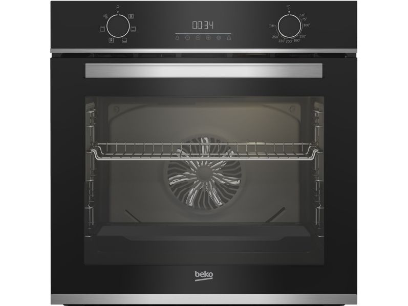 Beko BBIE13300XC, Medium, Elektrisk ugn, 72 l, 2400 W, 72 l, Ånga