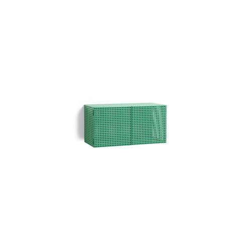 HAY - Perforated Väggskåp Litet - H 45cm - Soft Jade