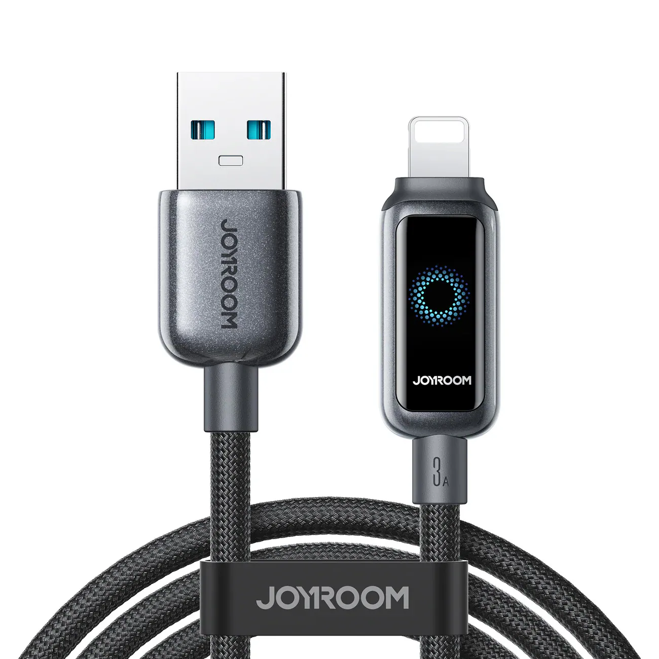 Joyroom S-A55 StarFlight 3A USB-A – Lightning-kabel 1,2 m – svart