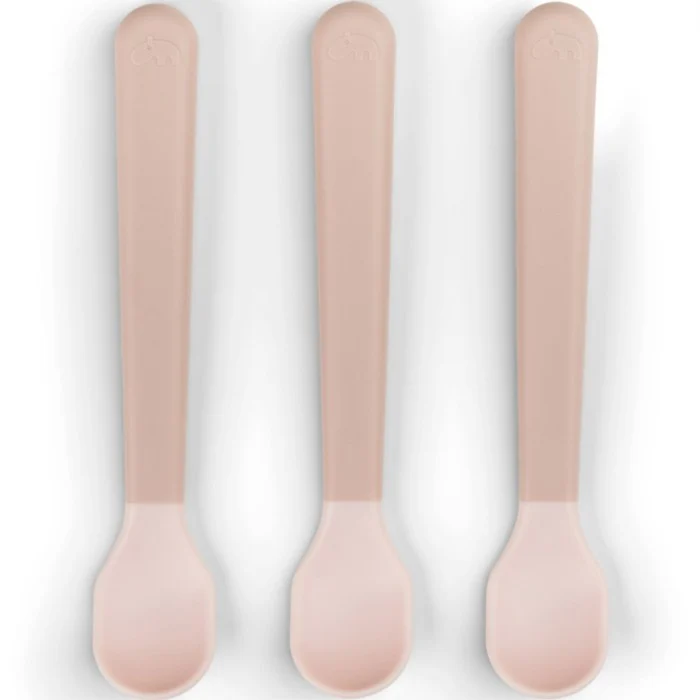 Done by Deer Foodie Easy-Grip Baby Spoon 3-pack, Powder