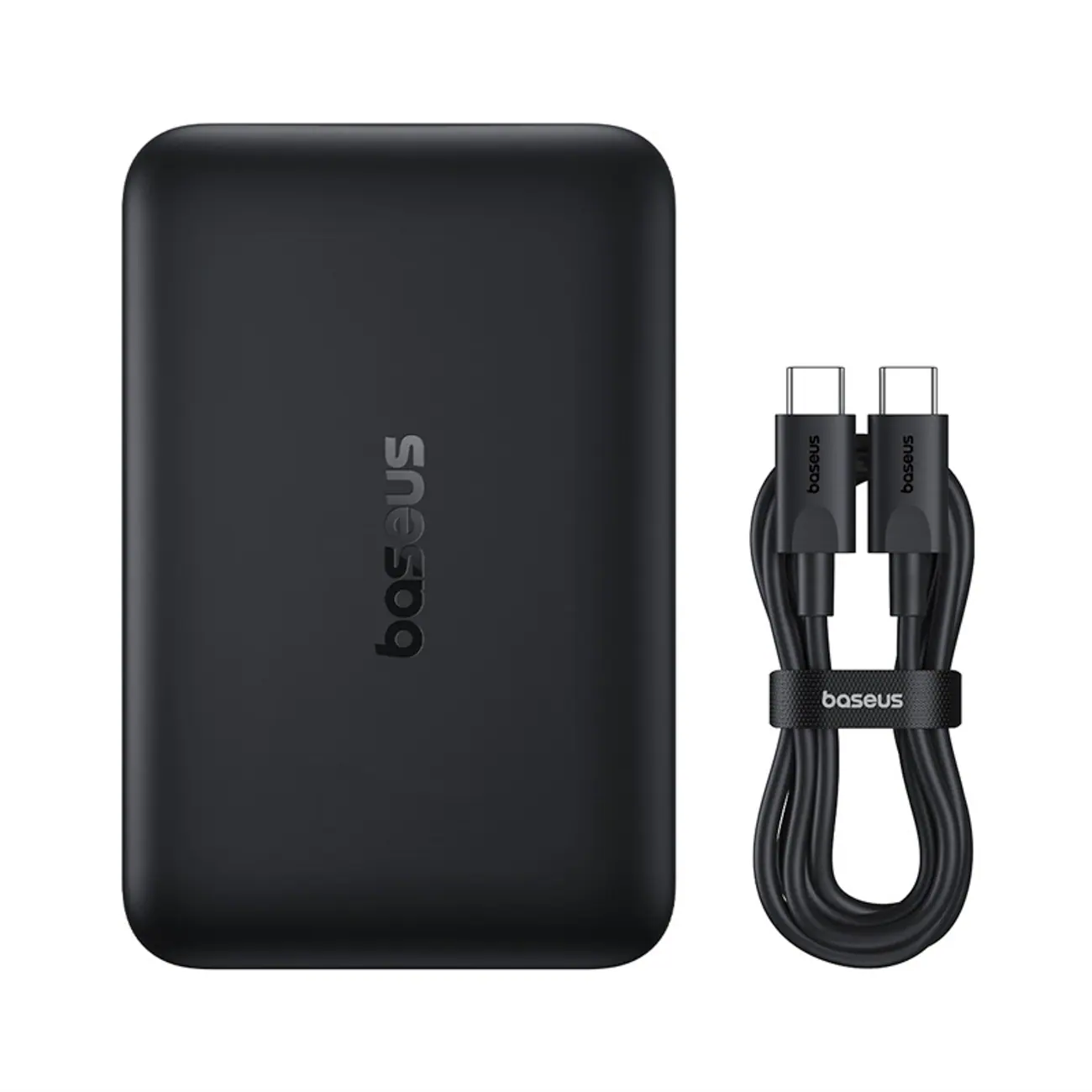 Baseus EnerFill FM11 Mini powerbank 10000mAh MagSafe + USB-C kabel – svart, bild 2