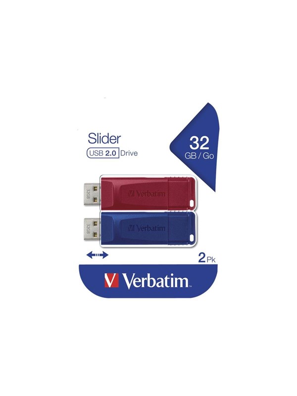 Verbatim Slider - 32GB - USB-minne
