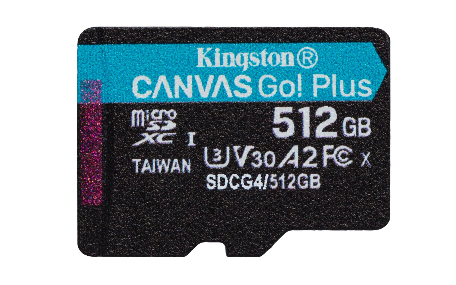 Micro Secure Digital SDXC 512 GB Kingston Canvas Go! Plus, 170/90 MB/sek, Class 10, U3, V30, A2, bild 2