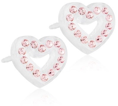 Blomdahl Brilliance Heart Hollow 10mm light