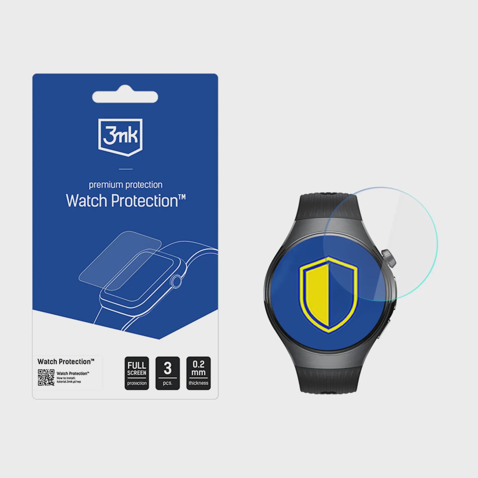 3mk Watch Protection ARC skärmskydd för Huawei Watch 5 46 mm