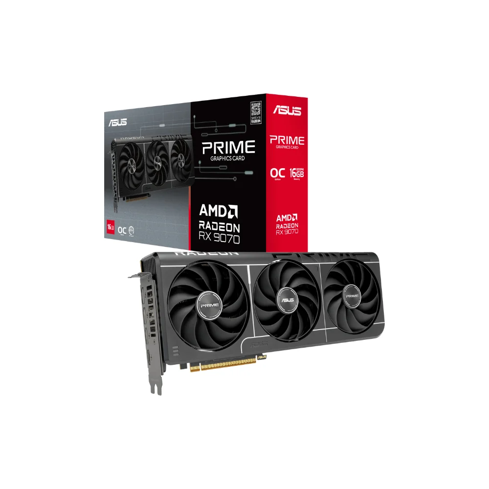 ASUS Radeon RX 9070 16GB Prime OC EVO
