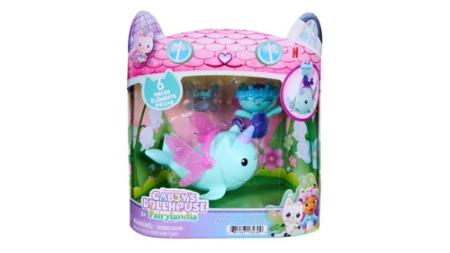 Gabby's Dollhouse - Fairyflight Figure Set - Mercat & Kitty Narwhale, bild 3