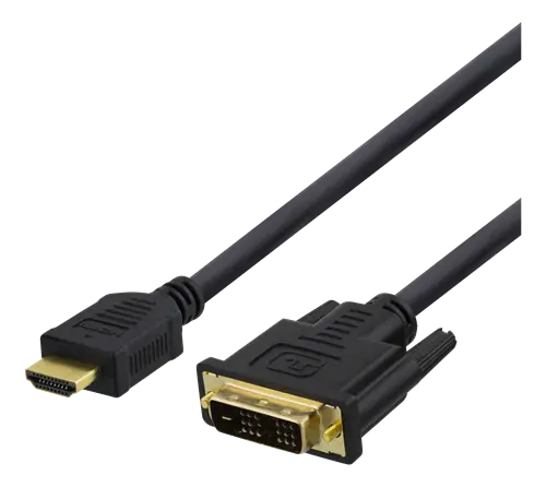 HDMI till DVI-D-kabel, 2 meter - Svart, bild 4