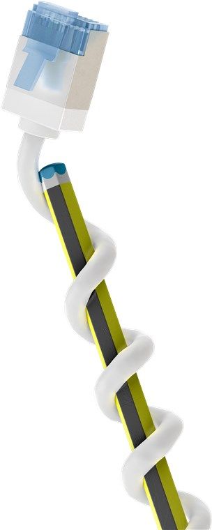 Goobay 74341, 15 m, Cat6a, U/FTP (STP), RJ-45, RJ-45, Vit