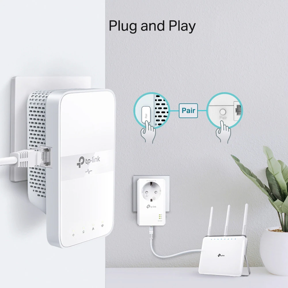 TP-Link TL-WPA7617 KIT AV1000 Wi-Fi, bild 2