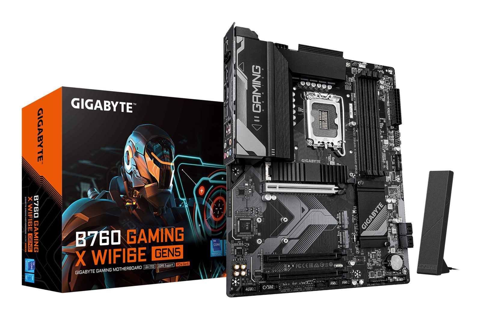 Gigabyte B760 GAMING X WIFI6E GEN5 moderkort, bild 4