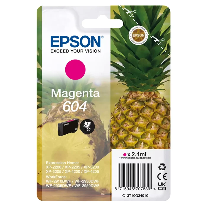 Epson T604, magenta bläckpatron, bild 4