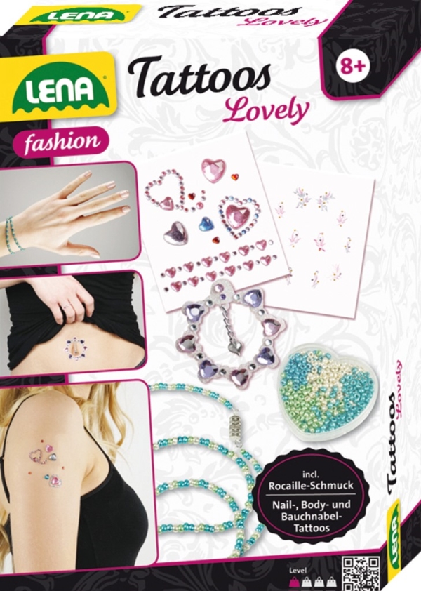 Lena tatueringar "Lovely" för barn