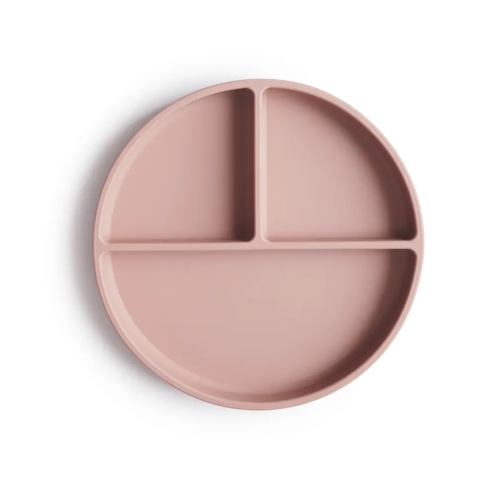 Mushie - Silicone Plate - Blush - 18.5 cm
