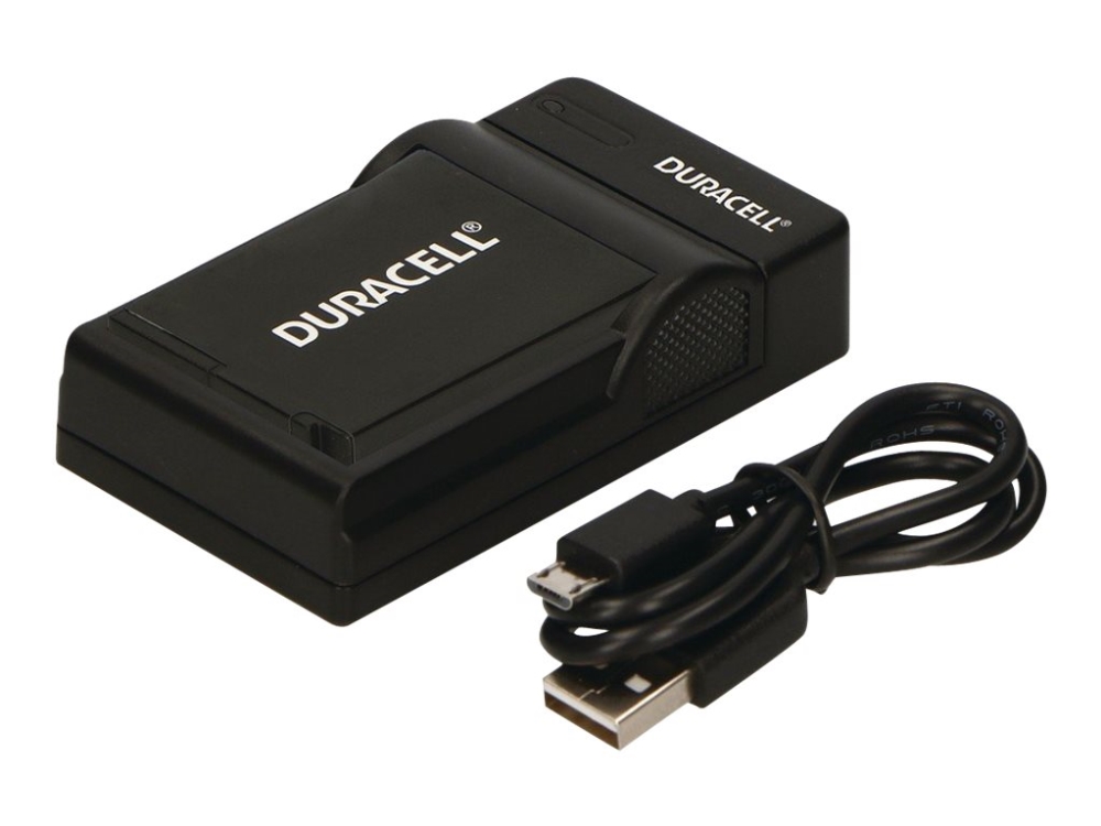 Duracell DRN5923 Replacement Nikon EN-EL12 USB Charger - Batteriladdare - svart - för Nikon Coolpix A1000, A900, AW120, AW130, P340, S9600, S9900, W300 KeyMission 170, 360