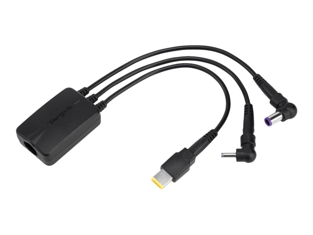 Targus 3-Way DC Charging Hydra - Strömadapter - 3 stiftsström - svart - Europa - för Targus Universal USB 3.0, Universal USB 3.0 DV4K