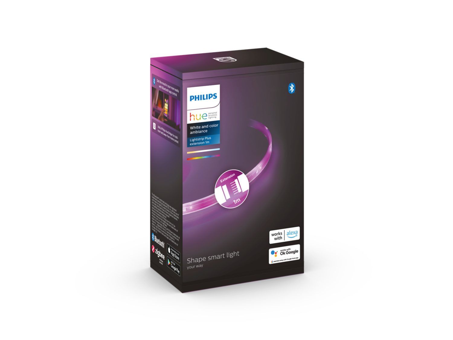 Philips Hue Light Strips Plus V4, 1M extend