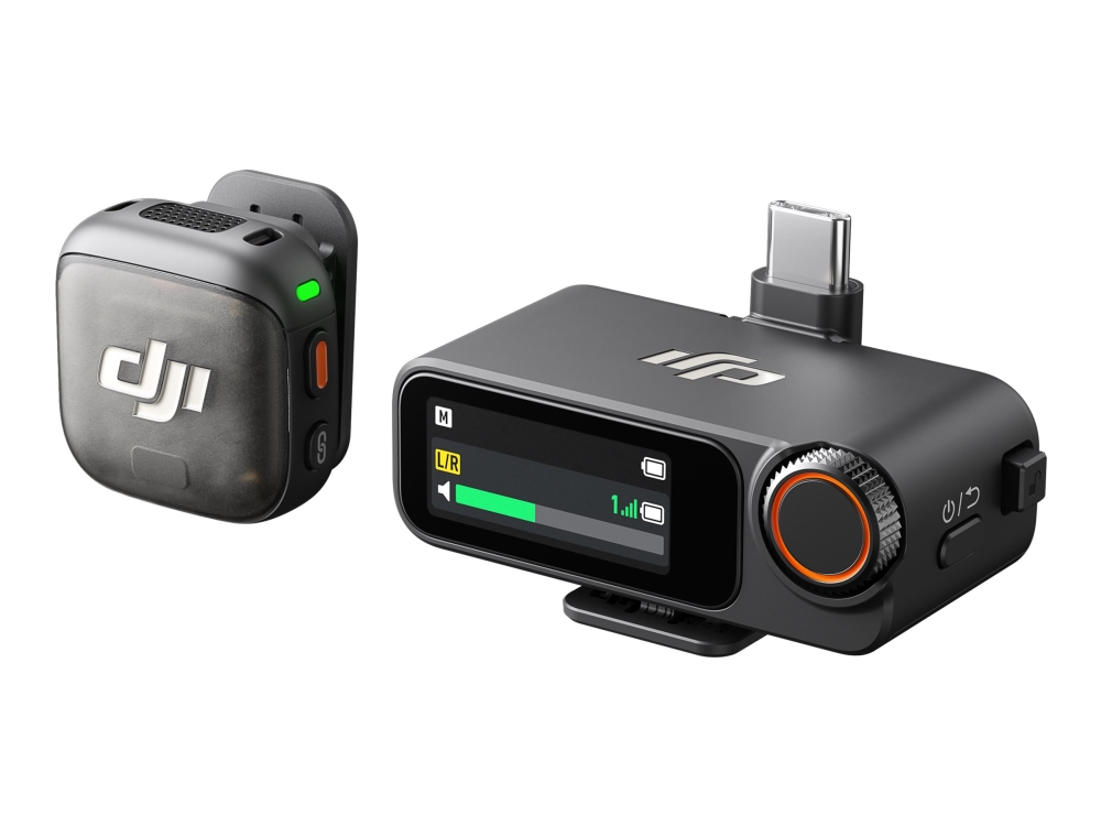 DJI Mic 3 trådlöst mikrofonsystem (1 TX + 1 RX)