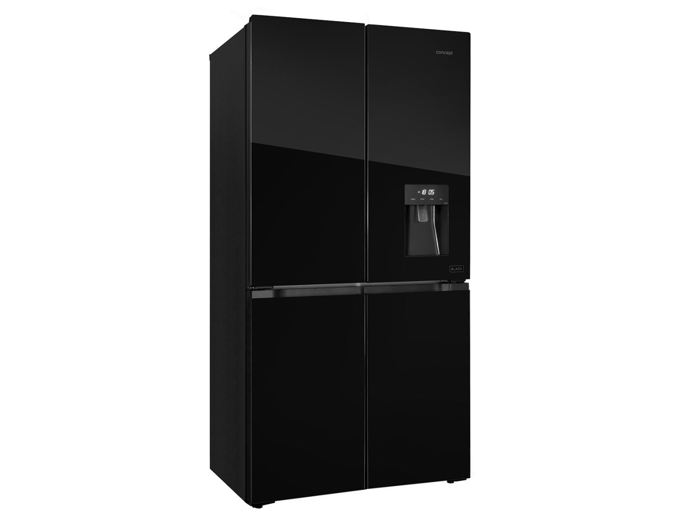 Concept LA8891BC French door-kylskåp 560 L fristående svart