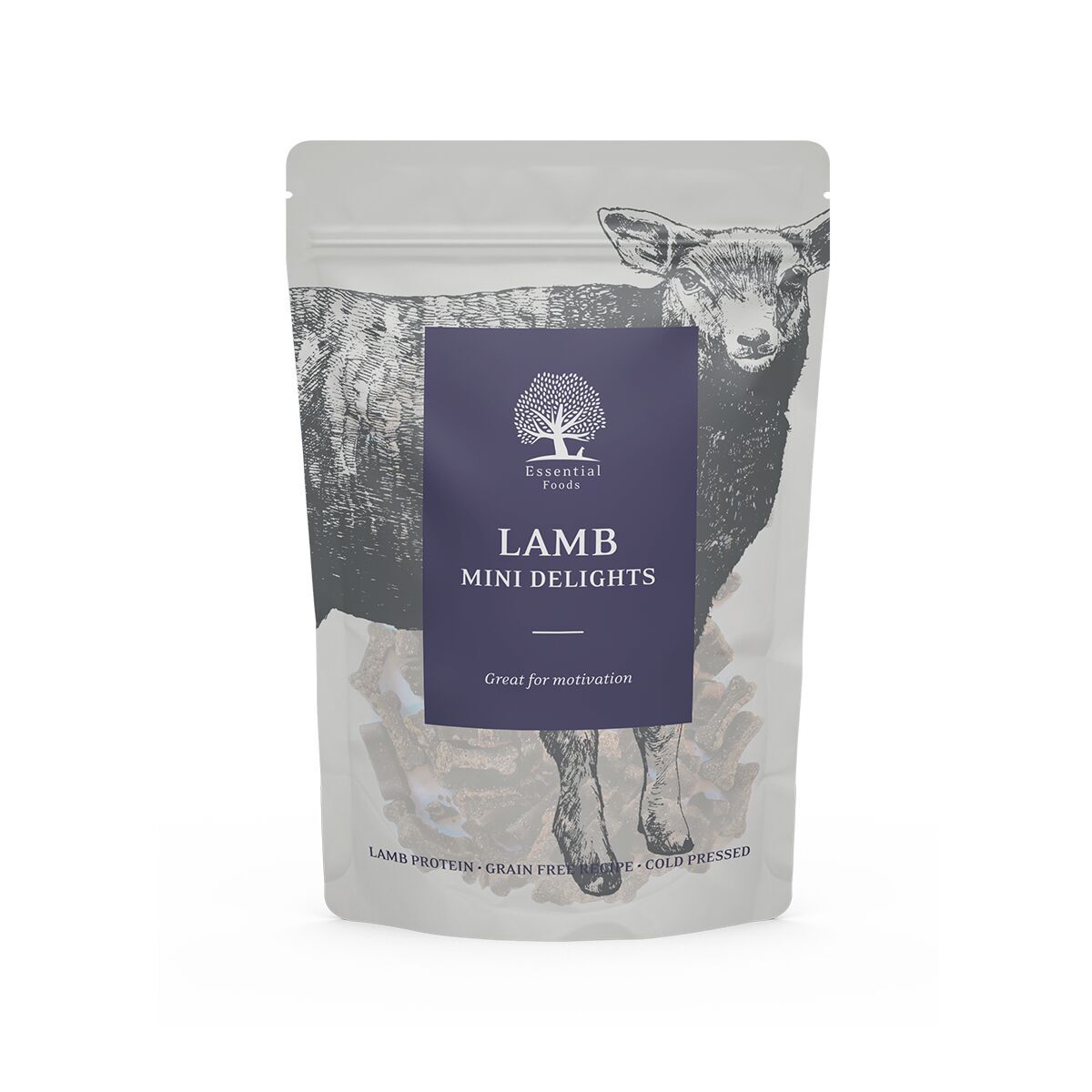 Essential Foods Lamb Mini Delights Hundgodis 100 g